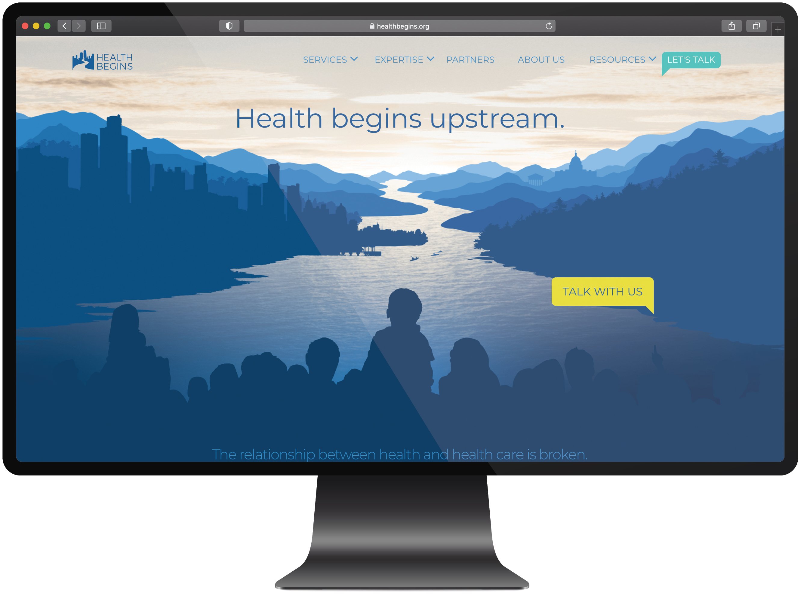 HealthBegins-Homepage-Screenshot-Launch